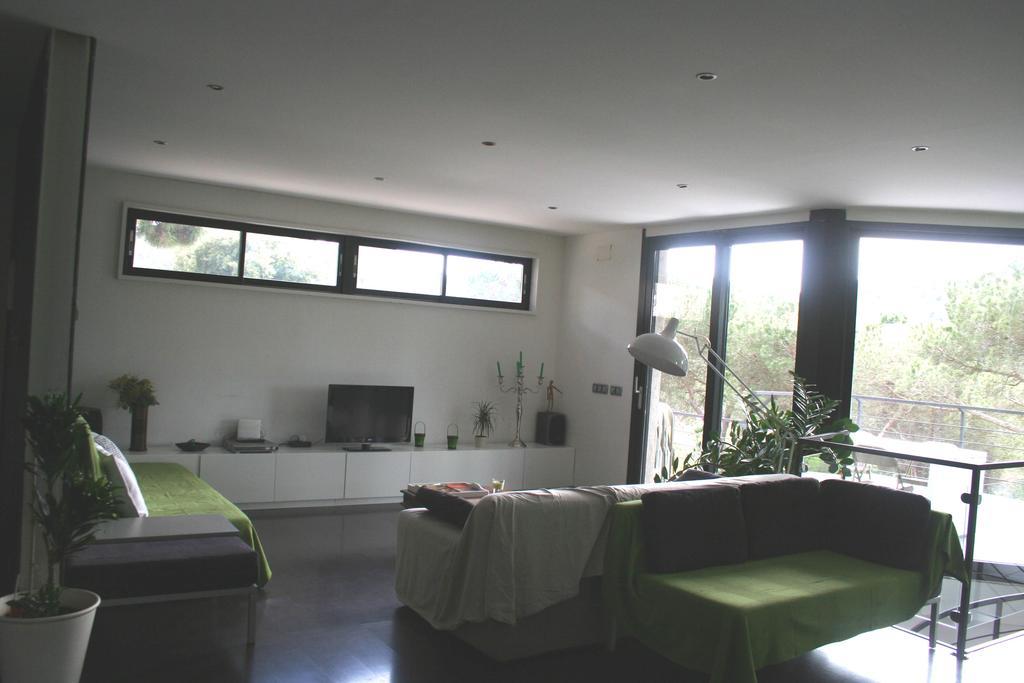 Casa Ceca De La Playa Y Barcelona, Con Piscina Climatizada Y Jacuzzi Villa Vallromanes Rum bild